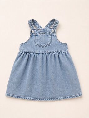 3/$30 - H&M Toddler Girls Overall Dress / Light Denim Overall Dress in size 3T